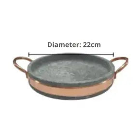 Gourmet Soapstone Frying Pan, 22 cm