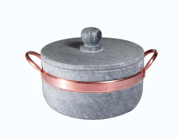 Soapstone Casserole Pot, 3 liters