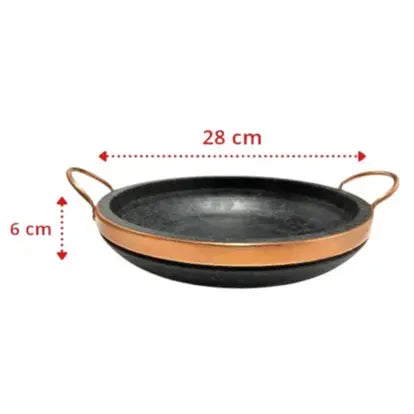 Soapstone Paella Pan, 28 cm